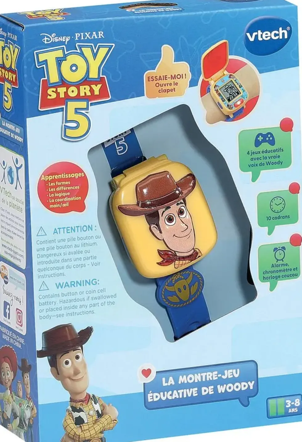 TOY STORY 5 - LA MONTRE-JEU EDUCATIVE DE WOODY