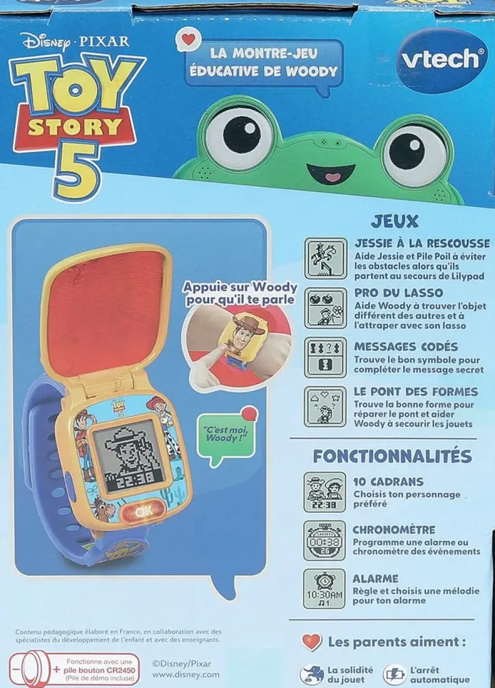 TOY STORY 5 - LA MONTRE-JEU EDUCATIVE DE WOODY