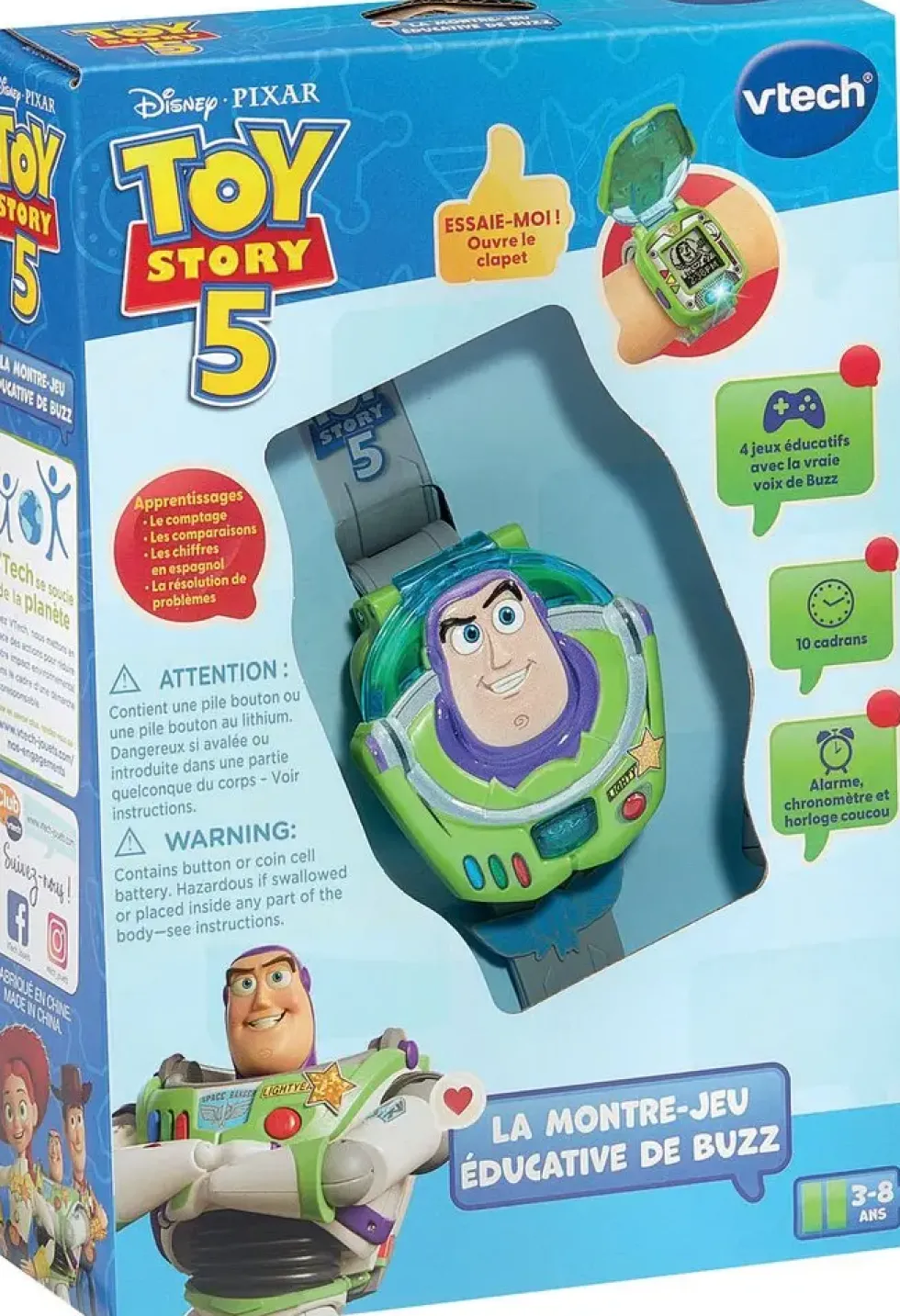 TOY STORY 5 - LA MONTRE-JEU EDUCATIVE DE BUZZ