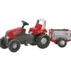 TRACTEUR A PEDALES AVEC REMORQUE POUR FERME - ROLLY JUNIOR
