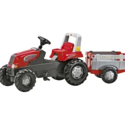 TRACTEUR A PEDALES AVEC REMORQUE POUR FERME - ROLLY JUNIOR