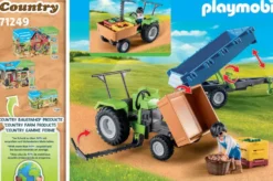 TRACTEUR AVEC REMORQUE - 71249
