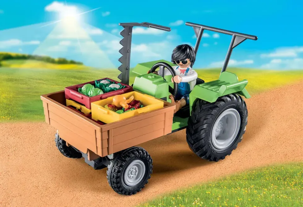 TRACTEUR AVEC REMORQUE - 71249