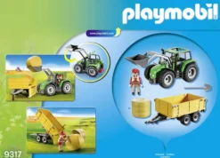 TRACTEUR AVEC REMORQUE - 9317