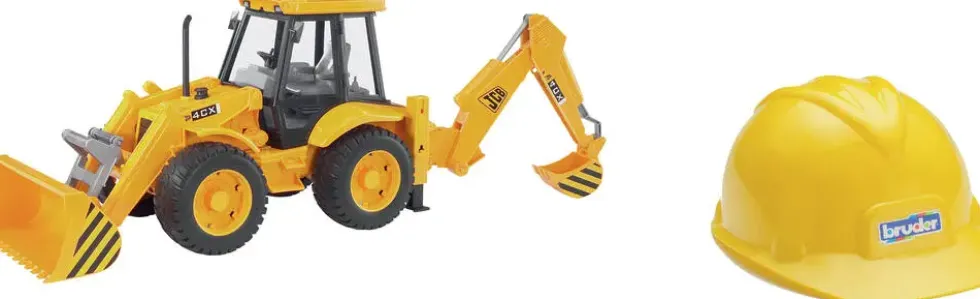 TRACTOPELLE JCB 4CX AVEC CASQUE