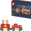 TRAIN POMPIERS STORY (BOIS)