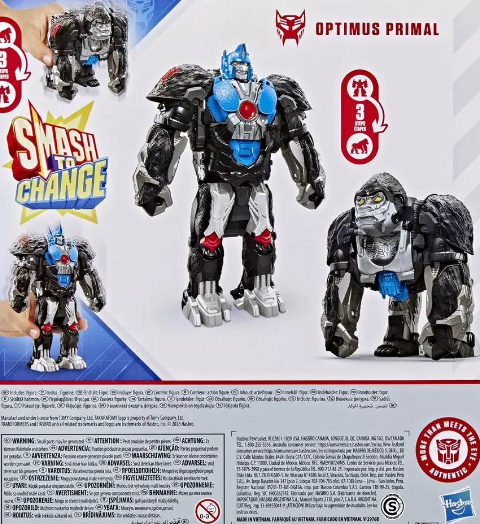 TRANSFORMERS SMASH CHANGERS OPTIMUS PRIMAL