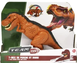 T-REX SE PENCHE ET MORD