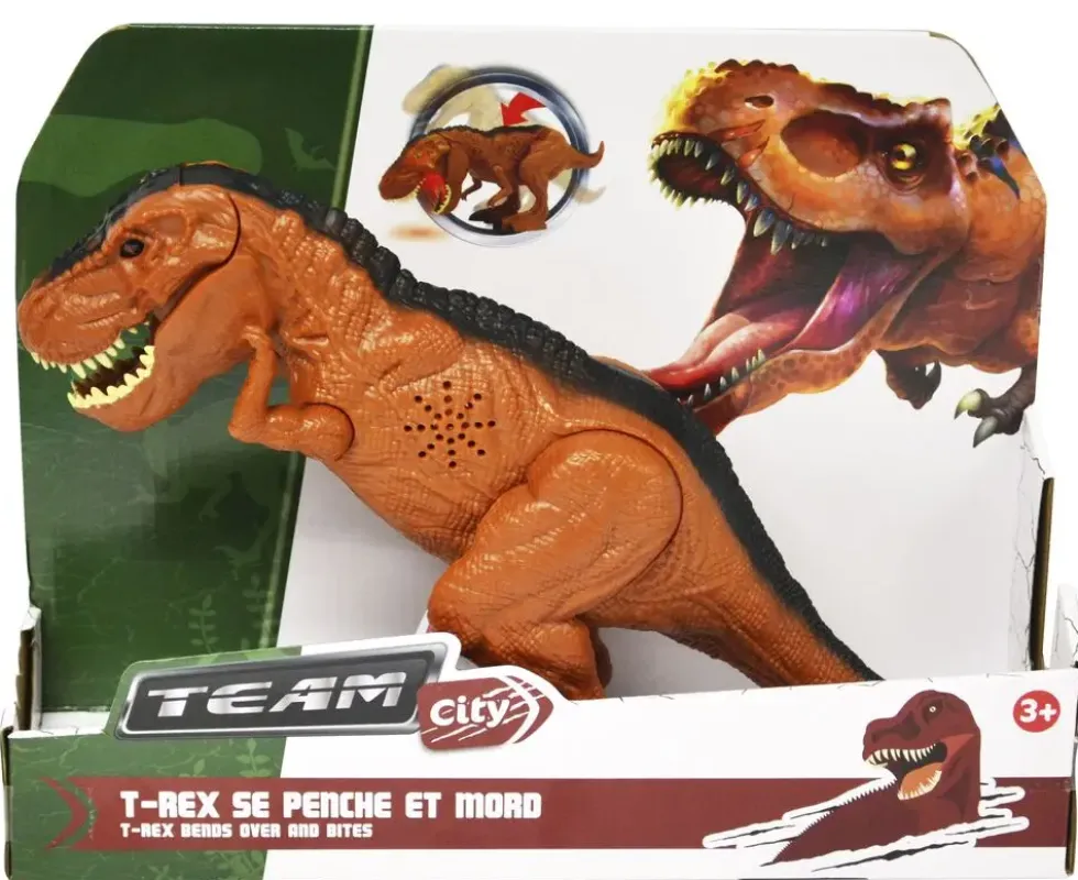 T-REX SE PENCHE ET MORD