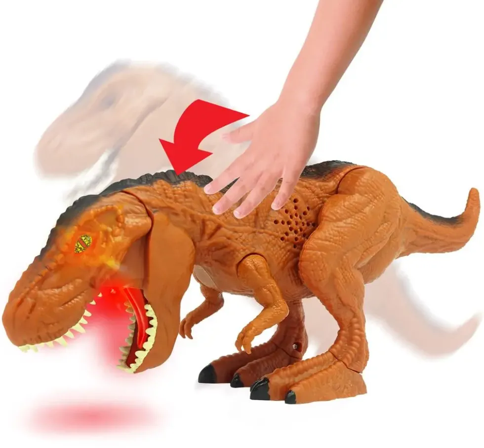 T-REX SE PENCHE ET MORD