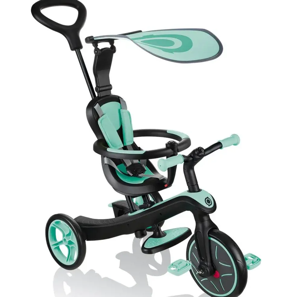 TRICYCLE EVOLUTIF EXPLORER 4 IN 1 GLOBBER - VERT MENTHE
