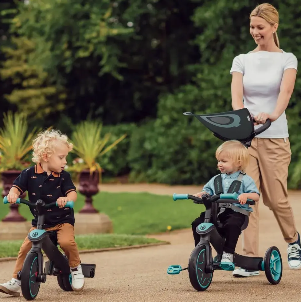 TRICYCLE EVOLUTIF EXPLORER 4 IN 1 GLOBBER - VERT MENTHE
