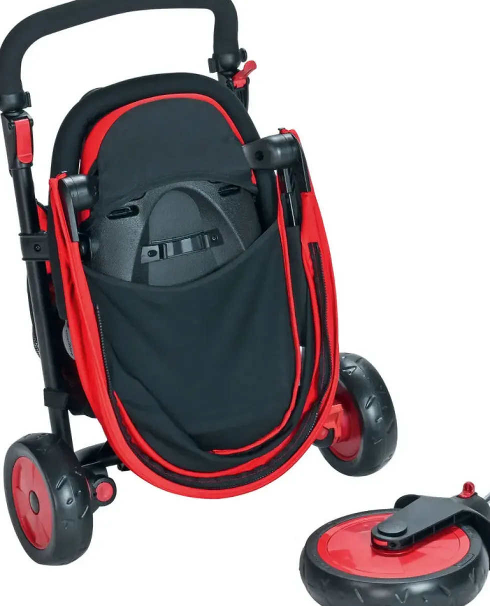 TRICYCLE EVOLUTIF PLIABLE 6 EN 1 STR3 ROUGE