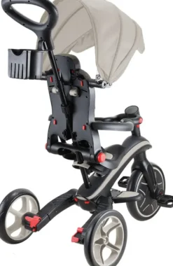 TRICYCLE EXPLORER 4-EN-1 EVOLUTIF ET PLIABLE - TAUPE