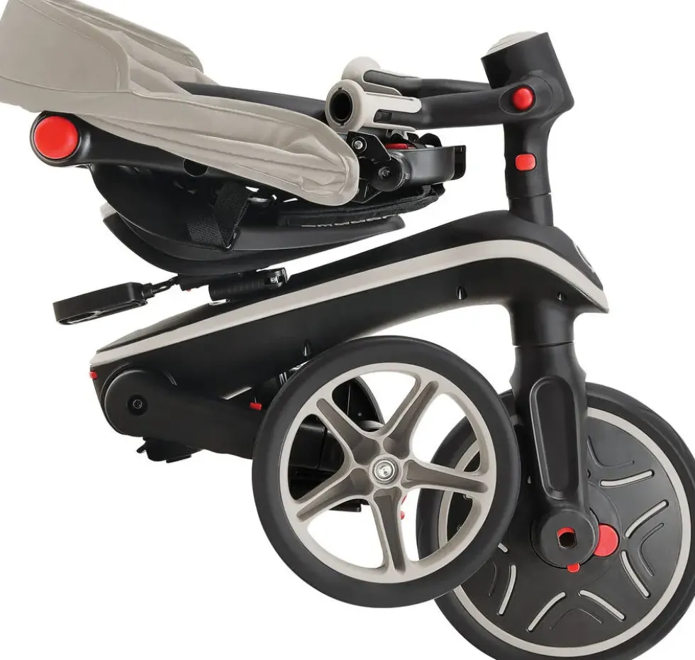 TRICYCLE EXPLORER 4-EN-1 EVOLUTIF ET PLIABLE - TAUPE