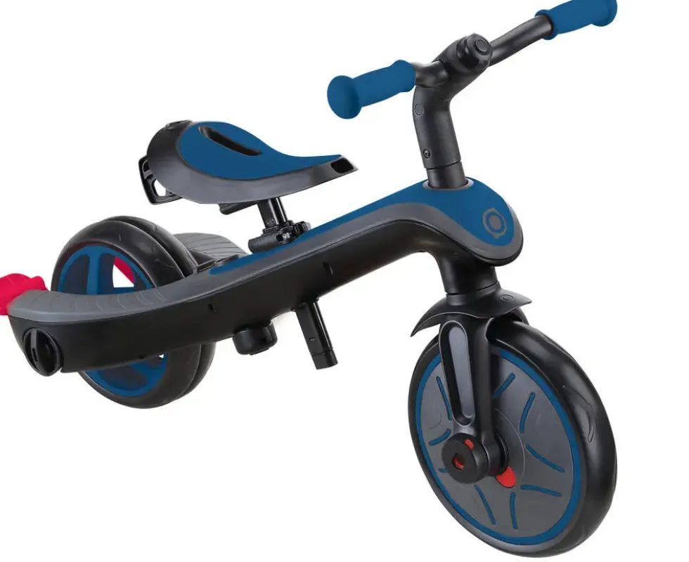 TRICYCLE EXPLORER 4 EN 1 V2 -BLEU ROI