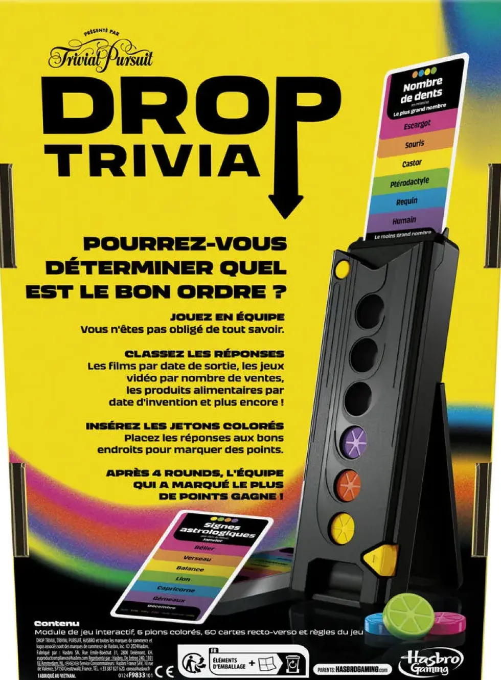 TRIVIAL PURSUIT DROP TRIVIA