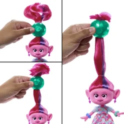 TROLLS 3 - POPPY SURPRISES 2 EN 1- HAIR POPS