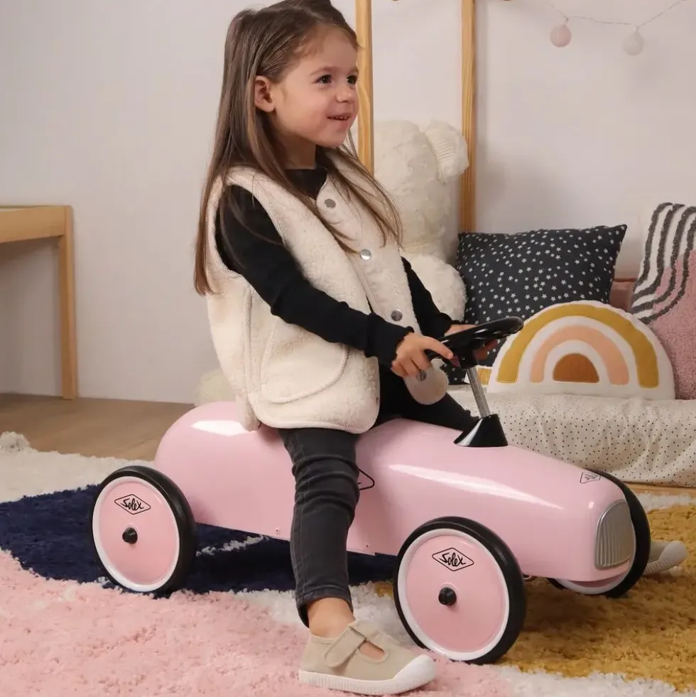 TROTTEUR SOLEX METAL 73CM ROSE VINTAGE