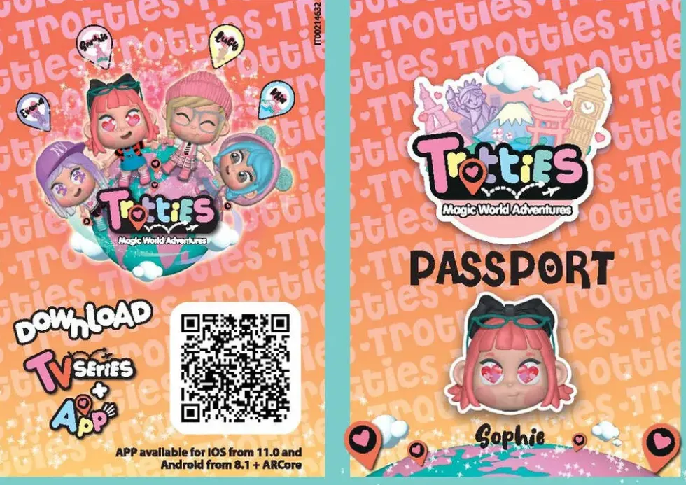 TROTTIES - POUPEE TROTTIES 25 CM - SOPHIE