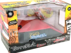TROTTIFUN RAMPE SKATE AVEC FINGER SKATE 9.5CM AVEC PIECES DE RECHANGE