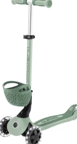 TROTTINETTE EVOLUTIVE GO UP BABY 360 LIGHTS OLIVE - SAUGE