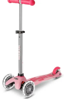 TROTTINETTE MINI MICRO DELUXE GLOW ROSE LED