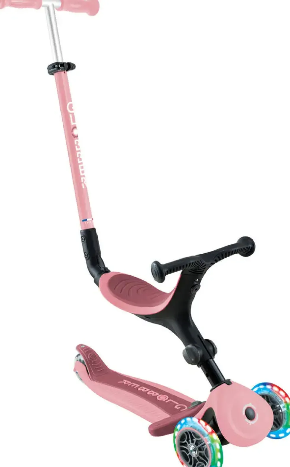 TROTTINETTE 3 ROUES EVOLUTIVE GO UP ACTIVE LIGHTS ROSE