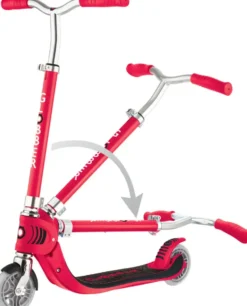 TROTTINETTE 2 ROUES FLOW 125 FOLDABLE - ROUGE ET NOIR