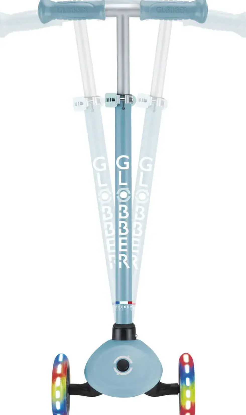 TROTTINETTE 3 ROUES PRIMO LIGHTS BLEU SARCELLE