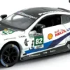 TURBO CHALLENGE - BMW M8 GTE 24H DU MANS - DIE CAST - 1:32 - VOITURE RETRO-FRICTION - BLANC