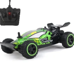 TURBO CHALLENGE - BUGGY JUNGLE - OFF ROAD - VOITURE TELECOMMANDEE - VERT - 1:28