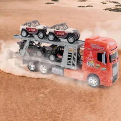 TURBO CHALLENGE - CAMION DAKAR AVEC 4 VOITURES