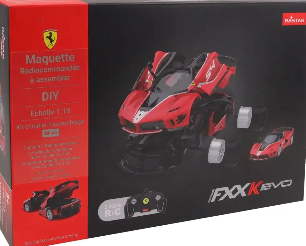 TURBO CHALLENGE - KIT CONSTRUCTION FERRARI RADIOCOMMANDE 1:18