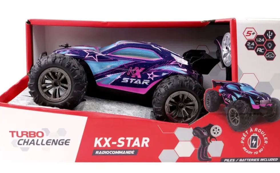 TURBO CHALLENGE - KX-STAR - RACING - VOITURE TELECOMMANDEE - 1:24