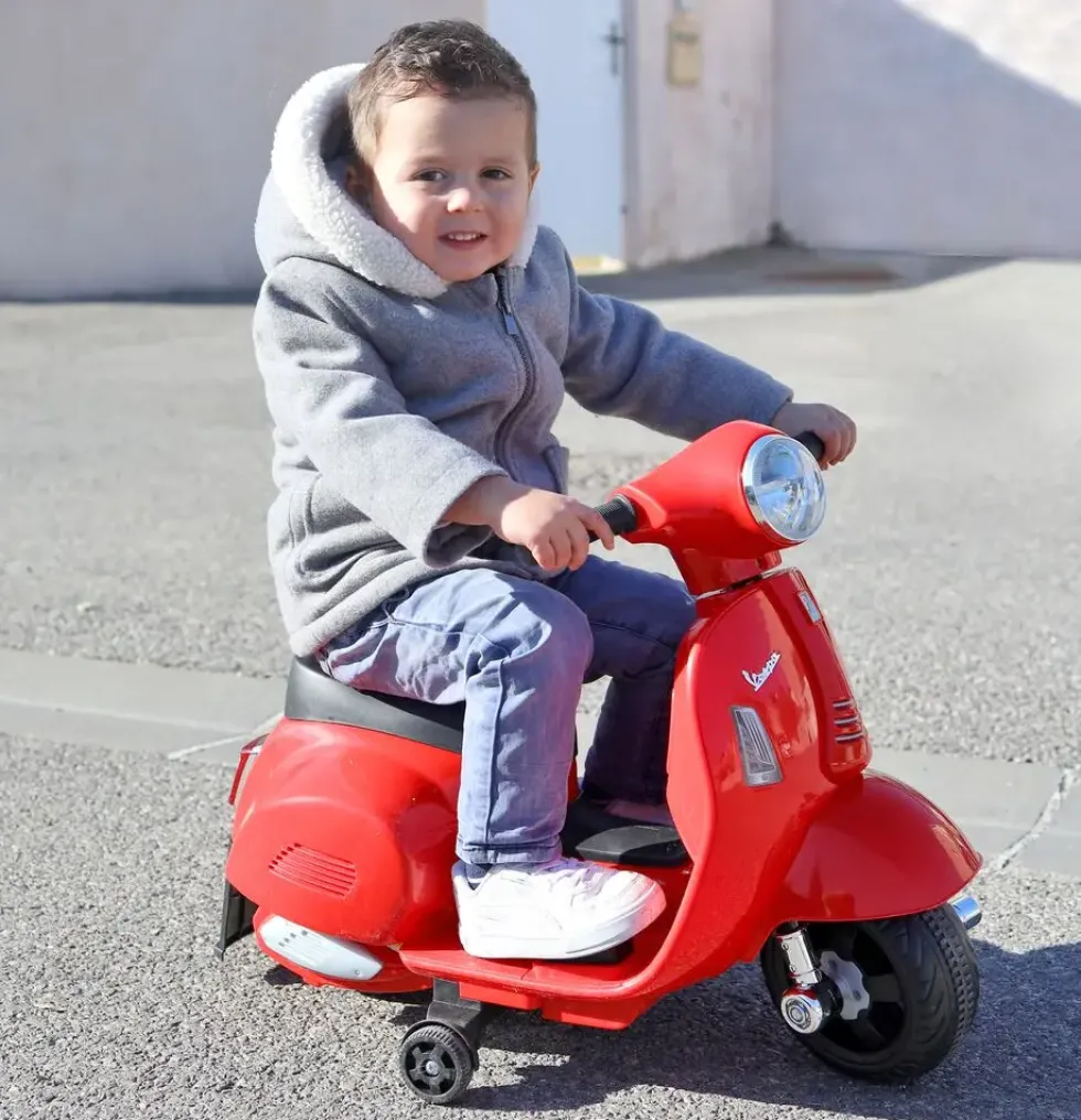 TURBO CHALLENGE - PORTEUR ELECTRIQUE - MINI VESPA GTS ROUGE