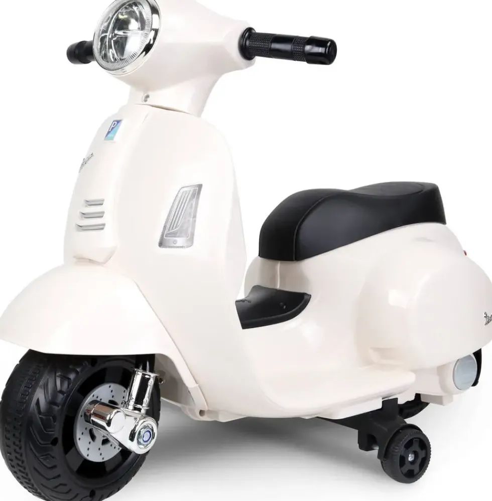 TURBO CHALLENGE - PORTEUR ELECTRIQUE - MINI VESPA GTS BLANC