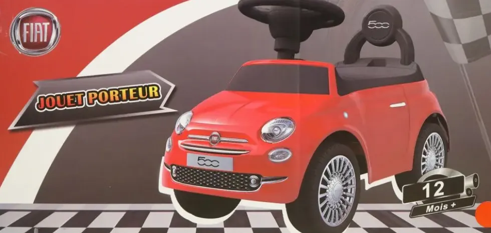 TURBO CHALLENGE - TROTTEUR - FIAT 500 ROUGE