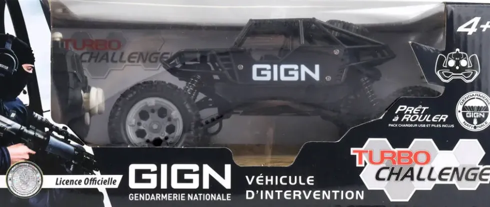 TURBO CHALLENGE - 1:18 VOITURE RADIOCOMMANDEE INTERVENTION GIGN