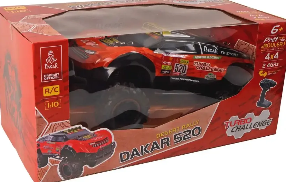 TURBO CHALLENGE - VOITURE RADIOCOMMANDEE DESERT RALLY DAKAR 520