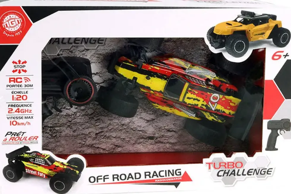 TURBO CHALLENGE - 1:20 VOITURE RADIOCOMMANDEE OFF ROAD RACING