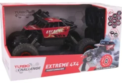 TURBO CHALLENGE - VOITURE RADIOCOMMANDEE EXTREME 4X4 ROUES INTERCHANGEABLES