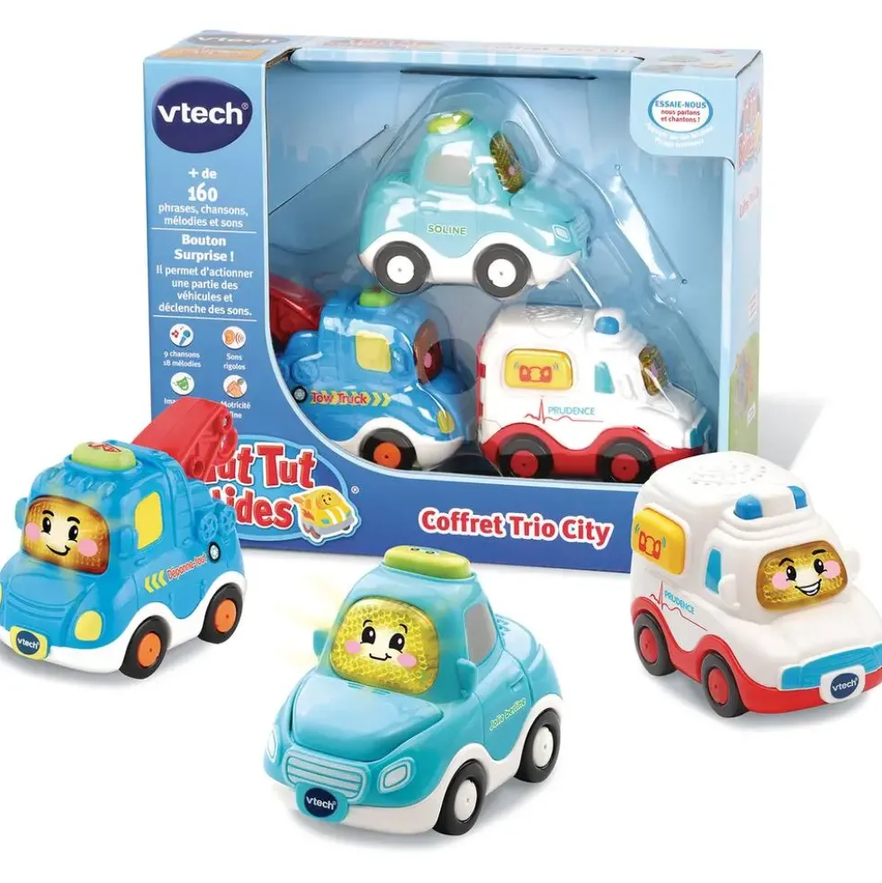 TUT TUT BOLIDES - COFFRET TRIO CITY