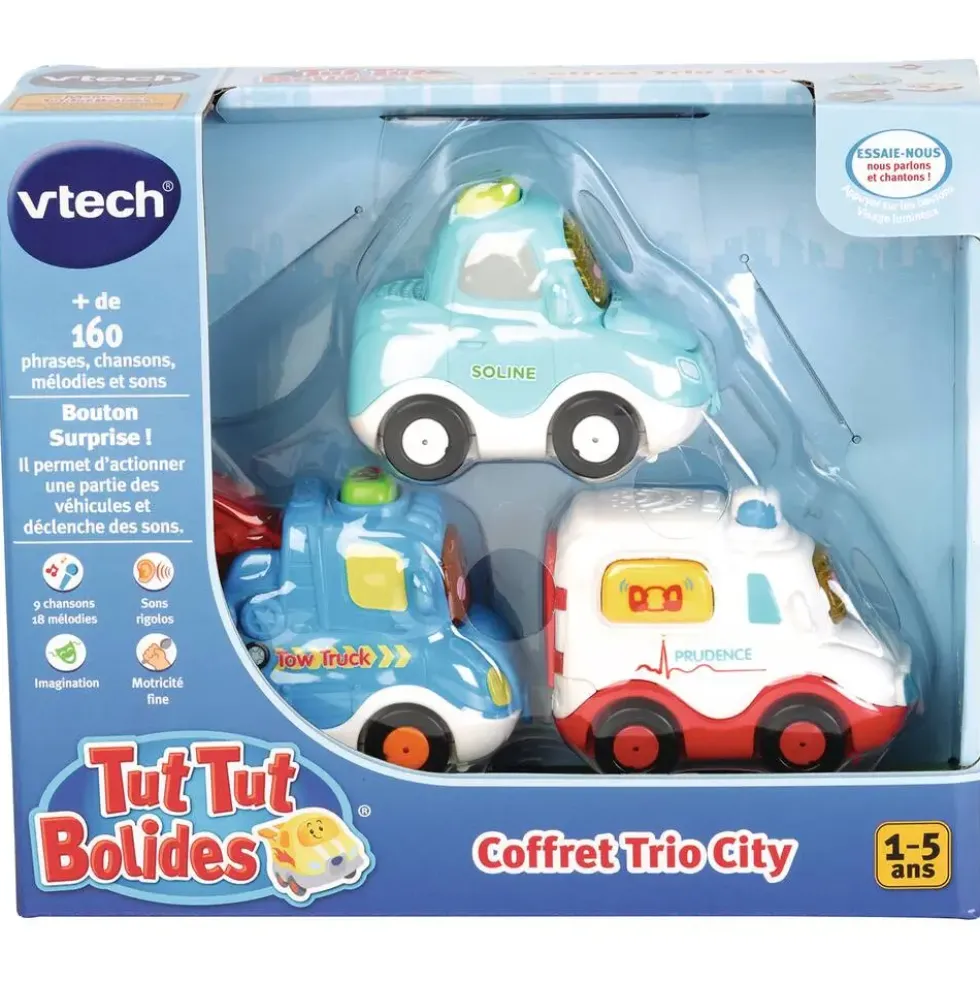 TUT TUT BOLIDES - COFFRET TRIO CITY