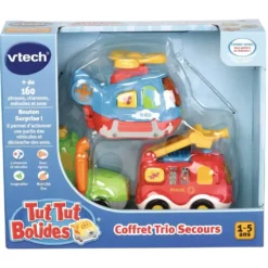 TUT TUT BOLIDES -COFFRET TRIO SECOURS