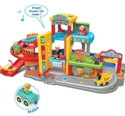 TUT TUT BOLIDES - MAXI GARAGE INTERACTIF MECANO ANIMO (+THEO, FAN D'AUTO)