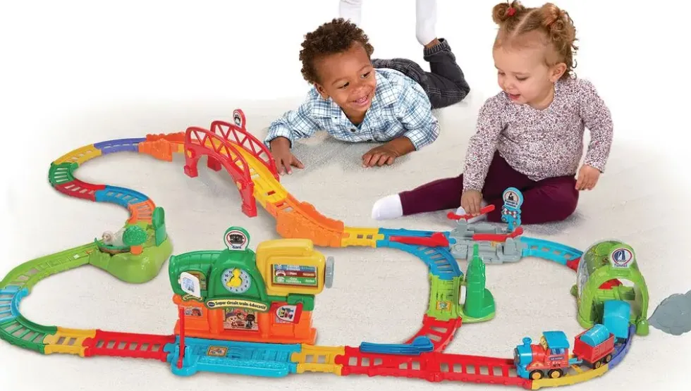 TUT TUT BOLIDES - SUPER CIRCUIT TRAIN EDUCATIF (ADAM, TRAIN MARCHAND)
