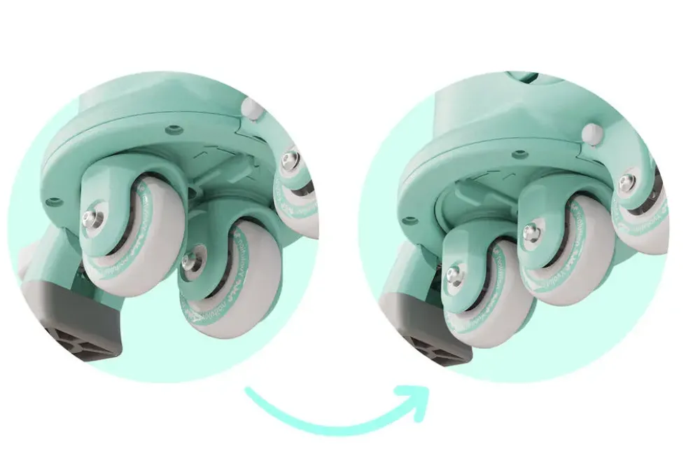TWISTA SKATES - ROLLERS VERT POINTURE 30-34