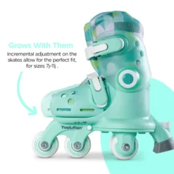 TWISTA SKATES - ROLLERS VERT POINTURE 30-34