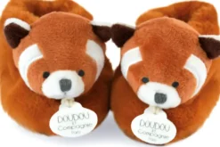 UNICEF - CHAUSSONS PANDA ROUX AVEC HOCHET - 0 A 6 MOIS